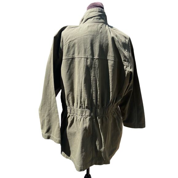 NWT Michael Kors Cargo Military Hunter Green Jacket XL - Picture 3 of 5